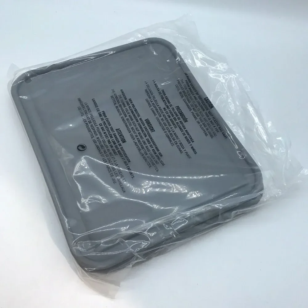 NEW Pampered Chef Deluxe Air Fryer Fruit Leather Trays (3) Gray Silicone Dessert